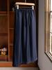 Minimalist Mulberry Silk T-shirt & Half Skirt Set in Classic Old Money Style
