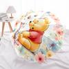 1pc Floral Delight: Winnie the Pooh & Kitten Design Automatic Folding Umbrella - 8 Bone Iron Frame, Portable for Fans, Travelers, Everyday U