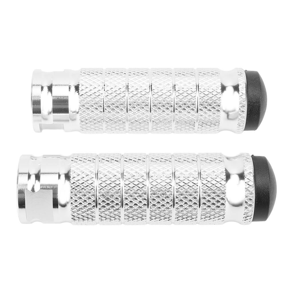 M8 Motorcycle Foot Pegs Anti Skid Rearsets Foot Rest Brake Footpeg Pedals Aluminium Alloy Universal for Bicycle Bike