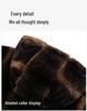 Men's European-Size Cotton-Padded Mink Velvet Winter Coat—Warm, Thick, Imitation Fur Jacket