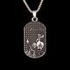 Fashion Twelve Constellations Dog Tag Pendant Necklace, Ladder Symbol Necklace, Street Style Sweater Chain