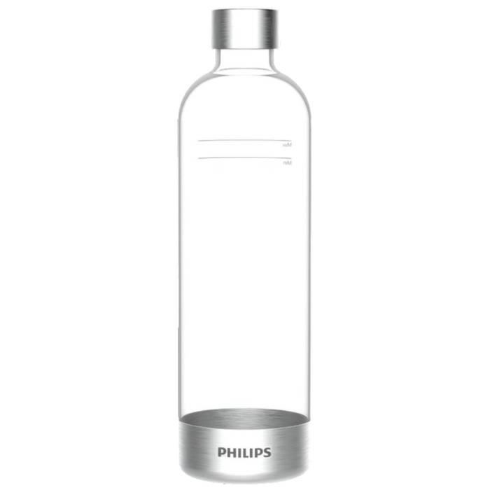 Philips Bottiglia in Polietilene Tereftalato (ANIMALE DOMESTICO) Aqua ADD912 traslucido, acciaio inossidabile