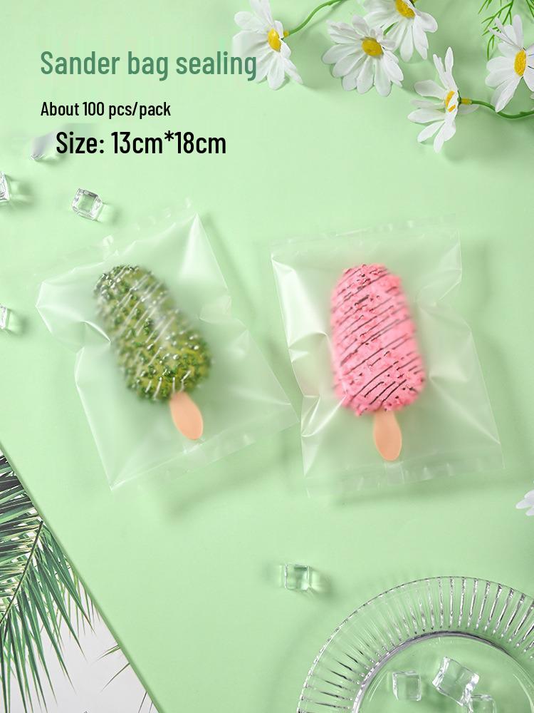 Bolsas Transparentes Auto-Sellantes para Helados y Paletas Hechos a Mano