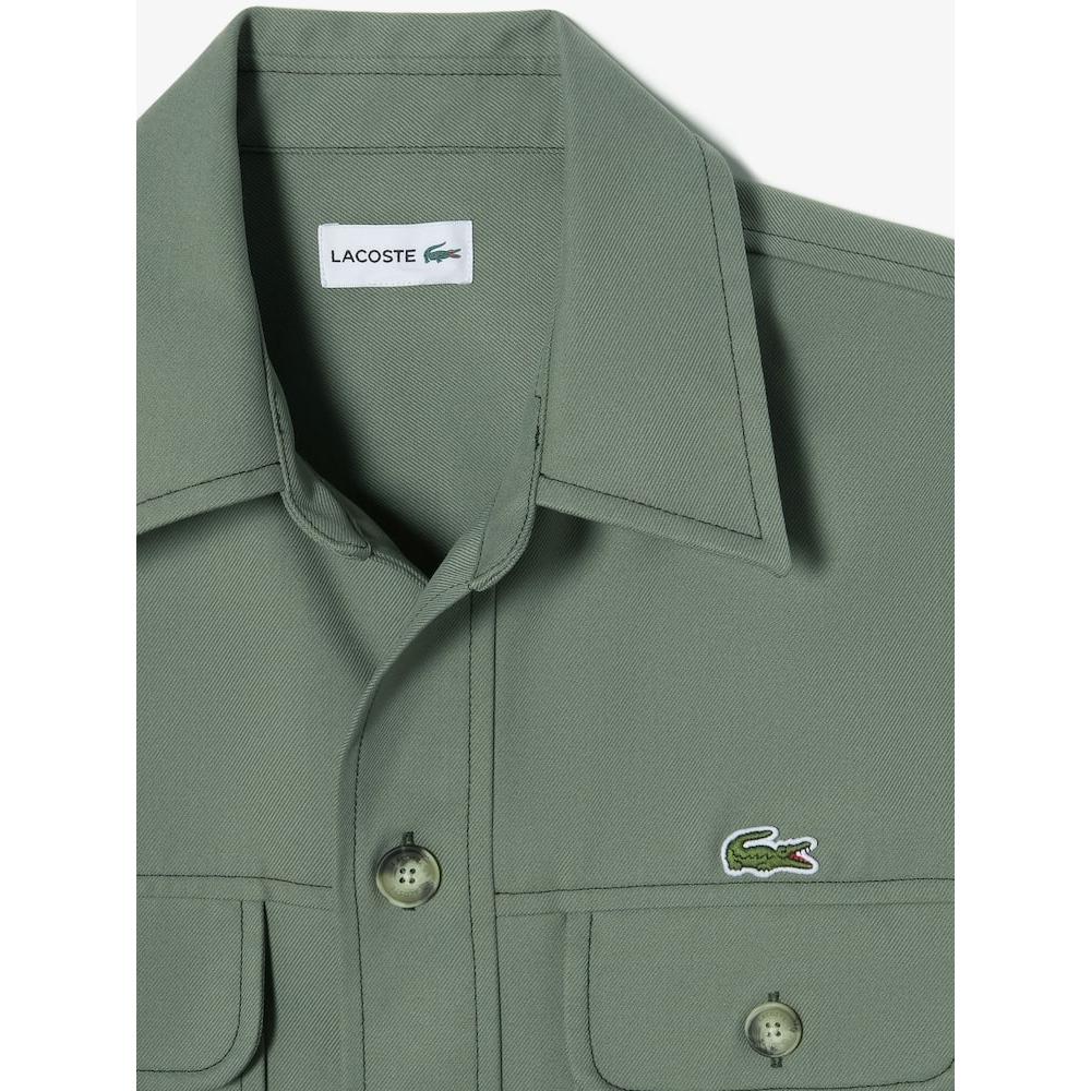 Lacoste Men S Open Collar Twill Shirt Ch7245 54g 316 q2nCh7245 54g316