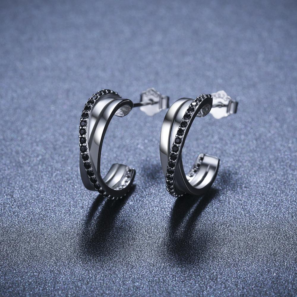 

Серьги-гвоздики с крестом BLACK AWN