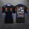 Fabio Quartararo 20 Fan T-Shirt El Diablo Moto Rider Graphic Tee 3D Print Unisex Casual Summer Short Sleeve