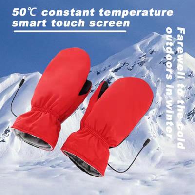 Guanti riscaldanti durevoli in peluche con fodera Smart Touch e protezione dal freddo