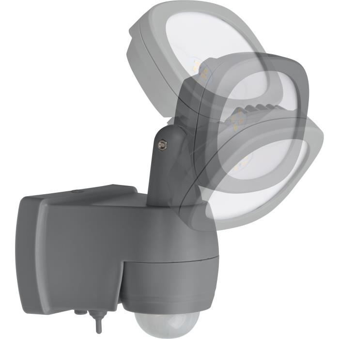 Brennenstuhl Projecteur à LED à batterie LUFOS PIR IP44 10 m