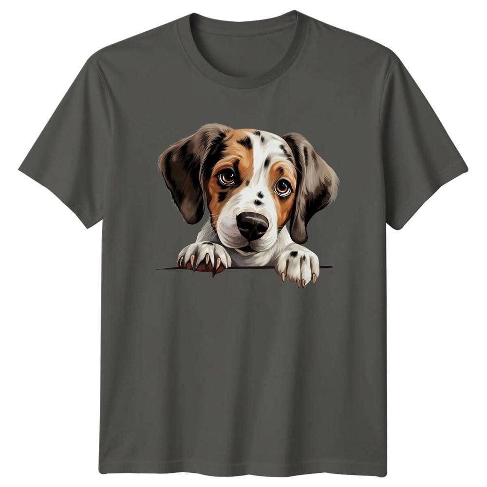 Cute Spotted Puppy Dog Breed Portrait Pet Animal Lover TShirt