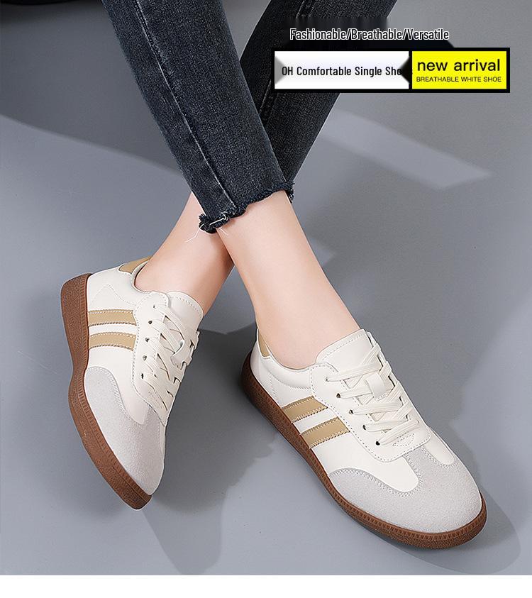 Women's Plus Size Retro Colorblock Sport Sneakers - White, Sizes 35-44