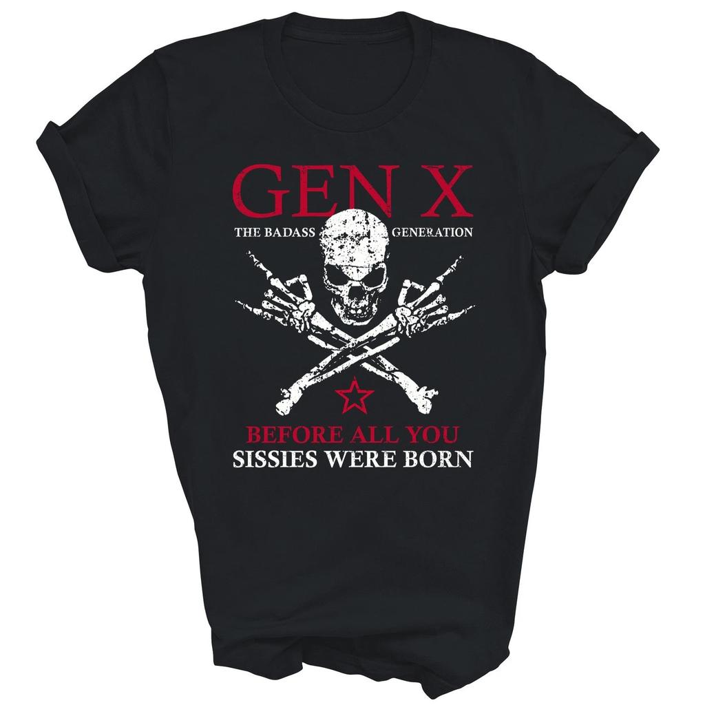 Gen X La Generazione Fighissima T-shirt Unisex Maglietta Unisex Top Estivo Umorismo Battuta Novità Umorismo Ironico Weirdcore Oversize Streetwear