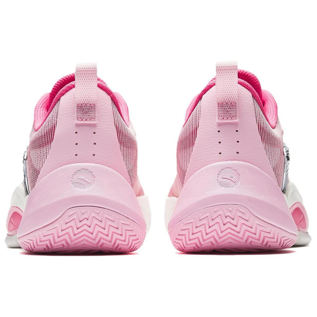 Anta Zap 1 TD Cushioning, Wear Resistant Low Top Basketball Shoes Men's White Pink Black Sneakers 912521601Q-4