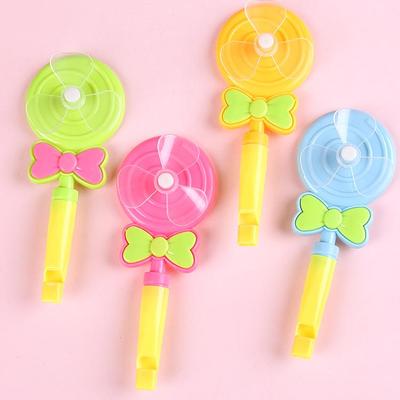 Nostalgic Candy Color Whistle Windmill Toys for Kids - Perfect for Kindergarten Giveaways and Gifts.