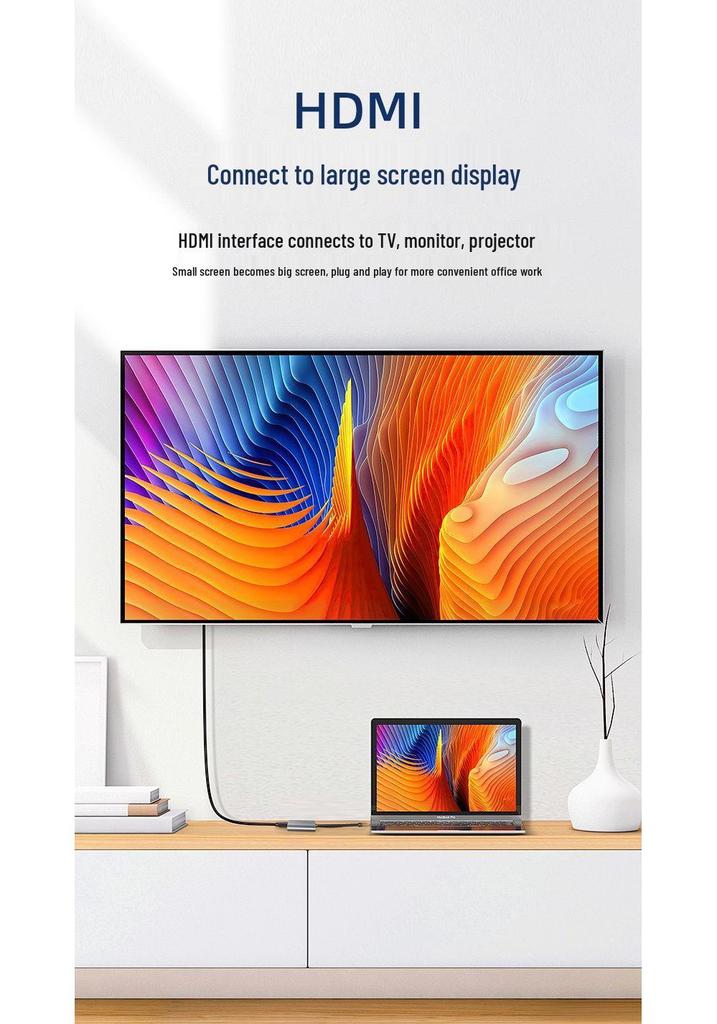 USB-C to HDMI Multiport Hub with USB 3.0 and Type-C Docking Station