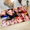 Kpop Star Portraits Carpet Rug Soft Washable Anti Slip Home Living Room Sofa Mats Personalized Christmas Rug