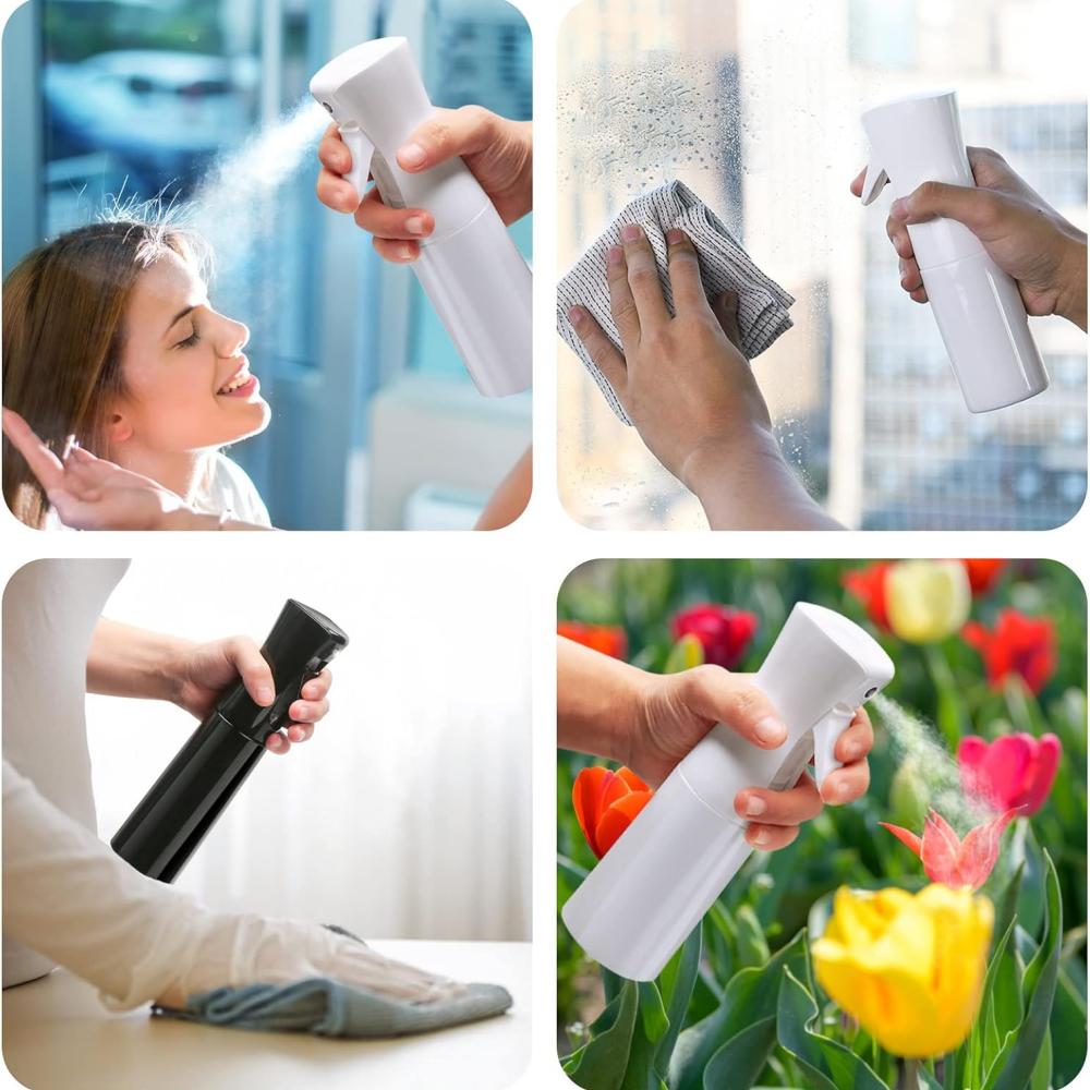 Continuous ultra-fine mist spray bottle, empty water bottle, hair spray bottle, oil bottle, garden water sprayer 200/300 ml