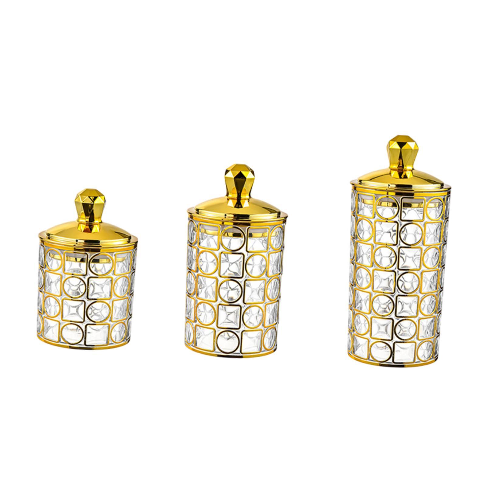

3Pcs Coffee Canister Multipurpose Airtight Lid Tea Storage Portable Cookie Jar Tea Tin Can for Cereal Spice Nuts Flour Snacks