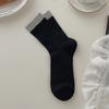 Ladies Spring and Summer Thin Color Hollow Out Boneless In The Tube Pile Pile Cotton Socks