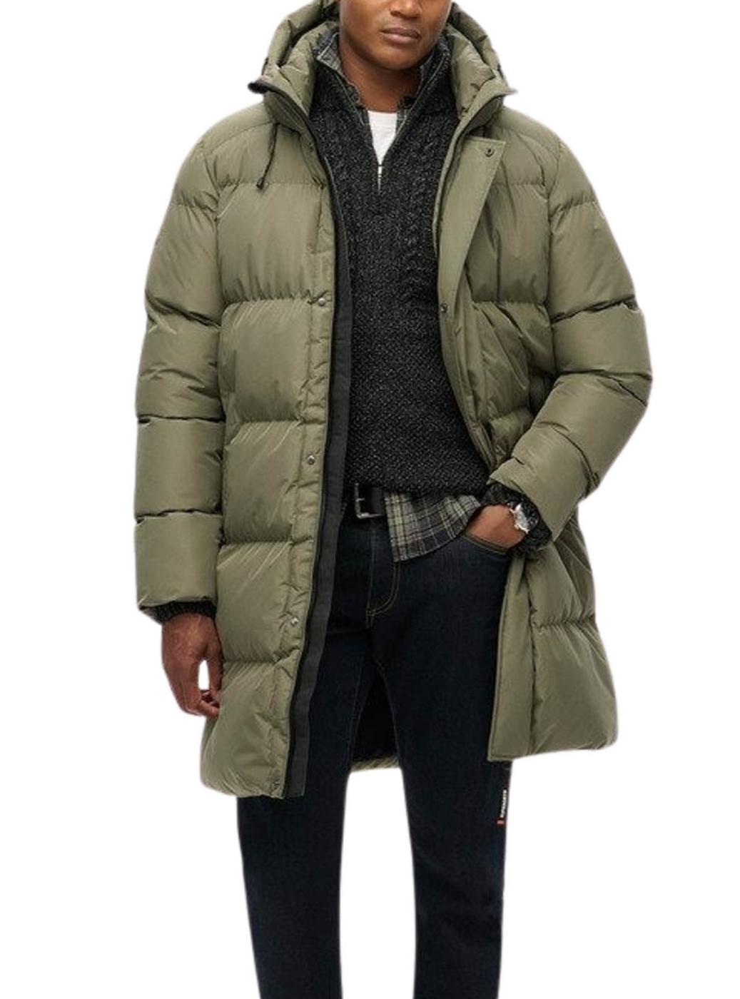 Superdry Grün Daunenjacke Mit Kapuze - Bild 2