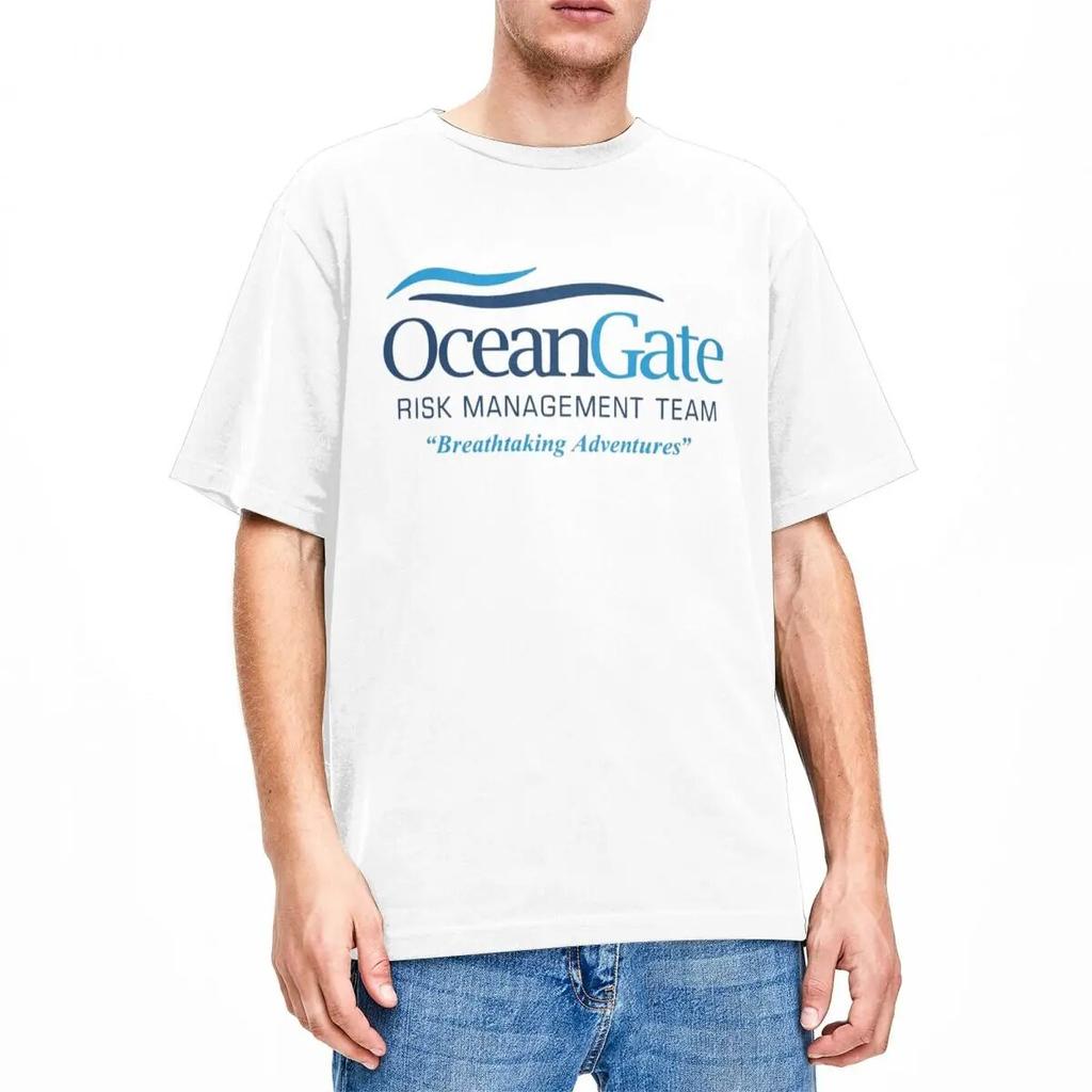Funny OceanGate Risk Unisexagement Breathtaking Adventures T-Shirt Unisex Women Round Neck Cotton Tees Graphic Clothing