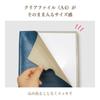 Document File A4 Size Clear Holder Cover Business Documents Contracts Document Case Leather A4 File Genuine Leather Cowhide Concealing Contents Gray
