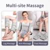 Multifunctional Leg Massager Air Compression Calf Massager Foot Calf Thigh Knee Circulation Heating Massage Instrument