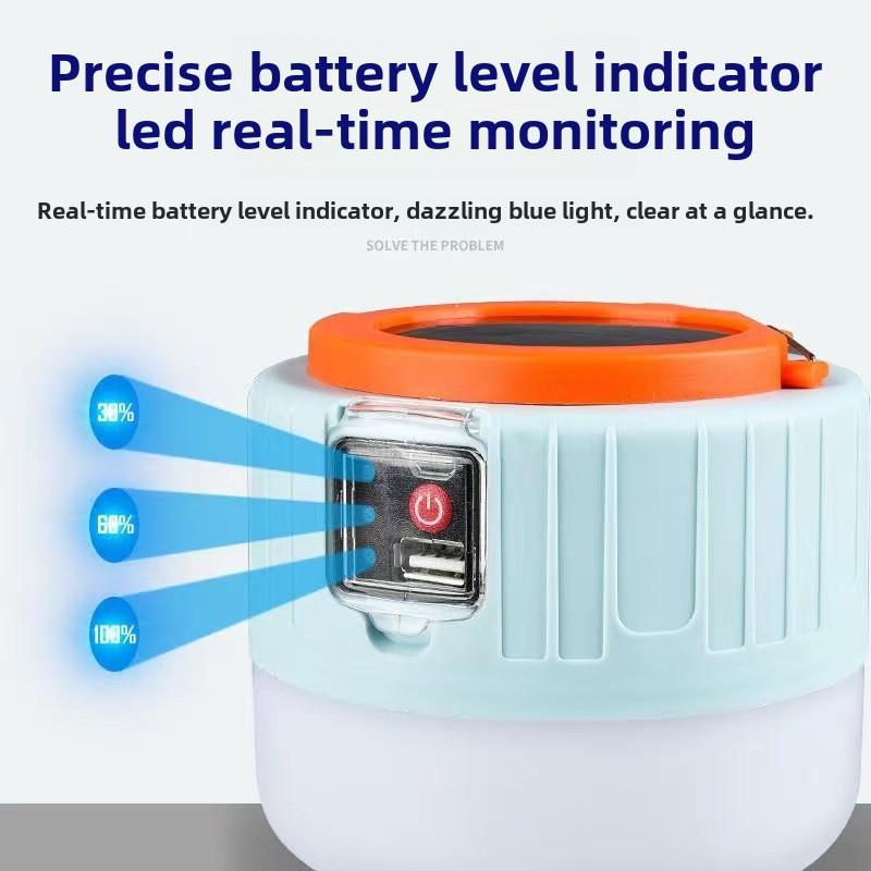 Fernbedienung Solar Ladebirne Mobil Wasserdicht Notfall Zeltbeleuchtung