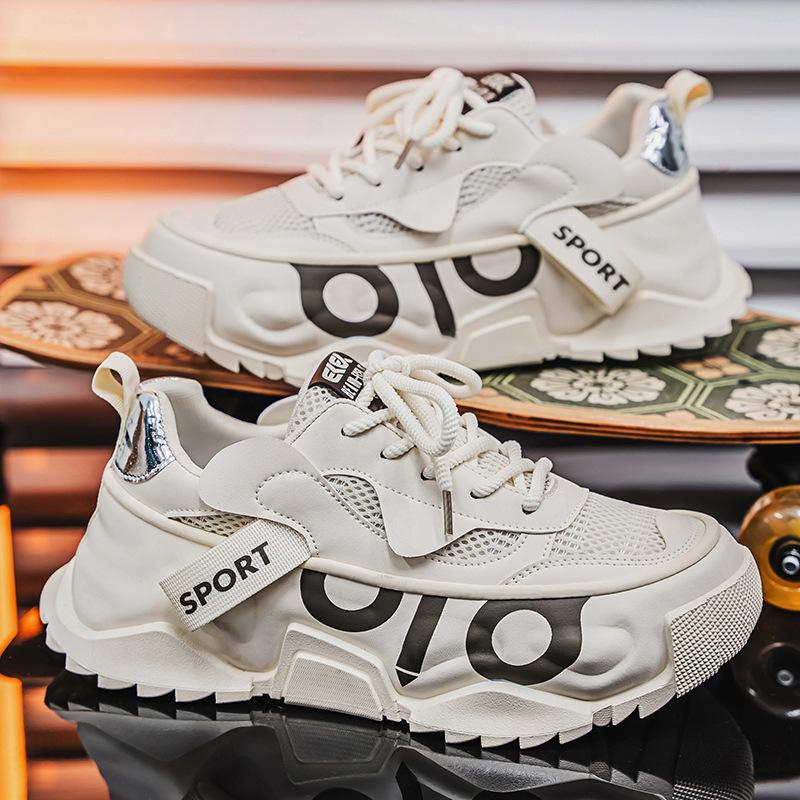 Fashion High quality men white sneakers shoes for teenagers Fashion Anti Slip Wear Resistant men Shoes Plus Size 39-48 zapatillas hombre