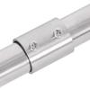 25mm 32mm Stainless Steel Round Tube Connector  2 Way Pipe Connector Pipe Fittings Pipe Connection Shelf Joints Tube Accessories