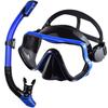 Large Frame Diving Goggles Snorkel Set