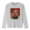 Vintage Streetwear Hip Hop Rapper Realistic Portrait Print Casual T Shirt vintage Washed Slightly graphic fashion Stretched