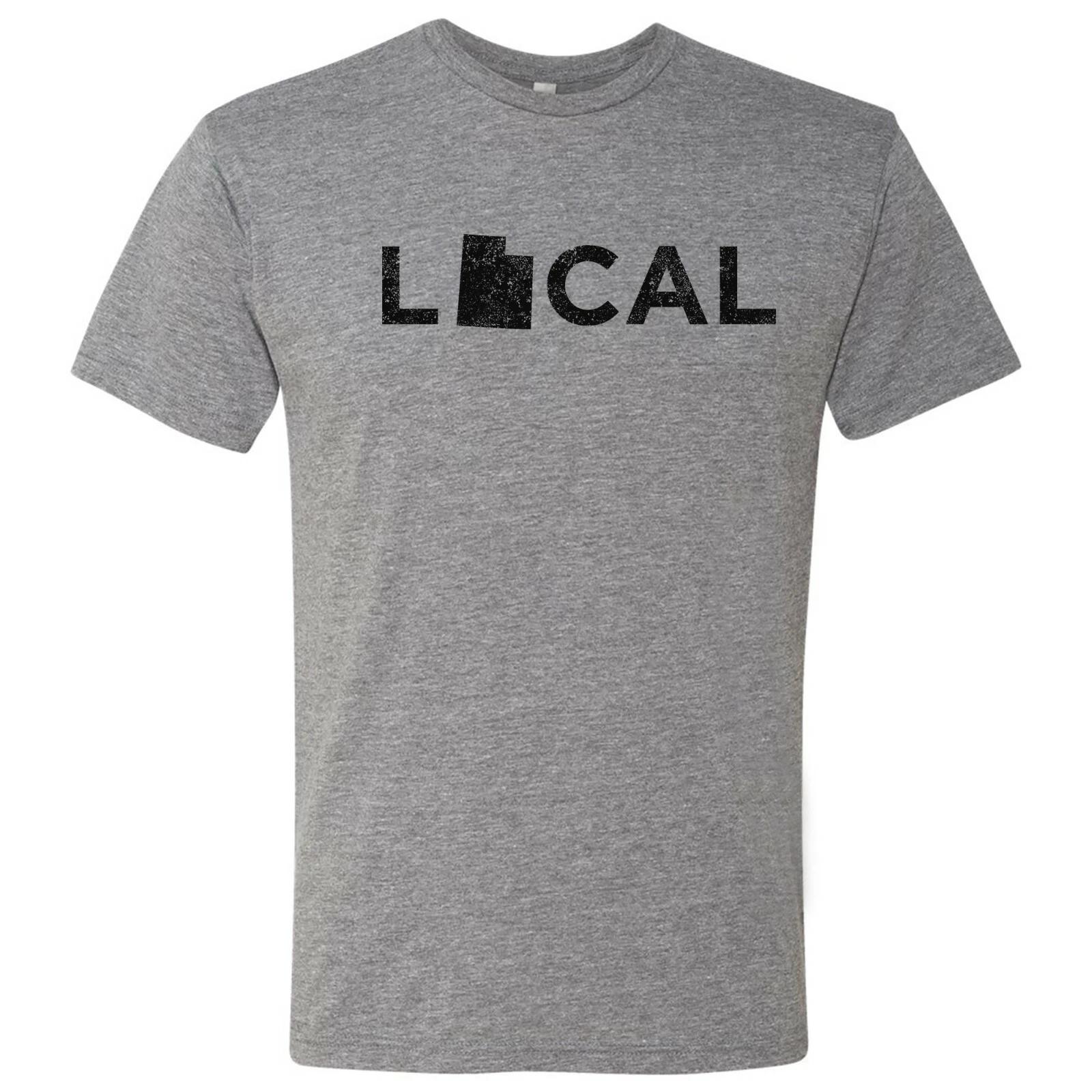 Utah Local - USA State Pride Canvas Triblend T Shirt - Premium Heather 4XL