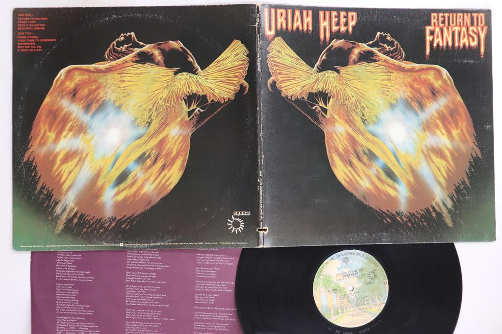 LP Record URIAH HEEP - Return To Fantasy BS2869 WARNER BROS 1975 US Rock Used