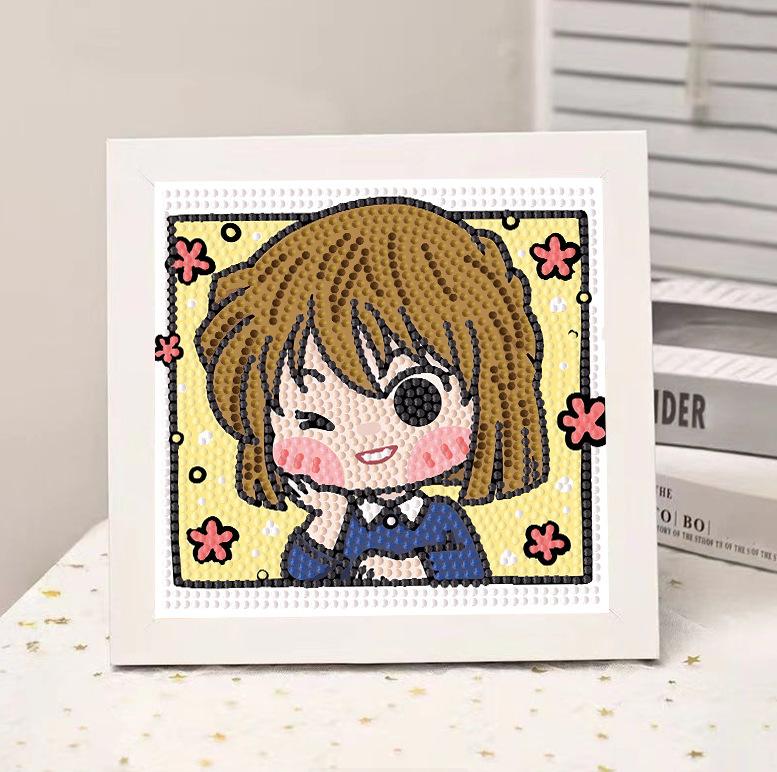 High-End Diamond Painting Diy Van Gogh Starry Sky Cat Creative Handmade Toy Table Decoration Diamond Painting With Frame
