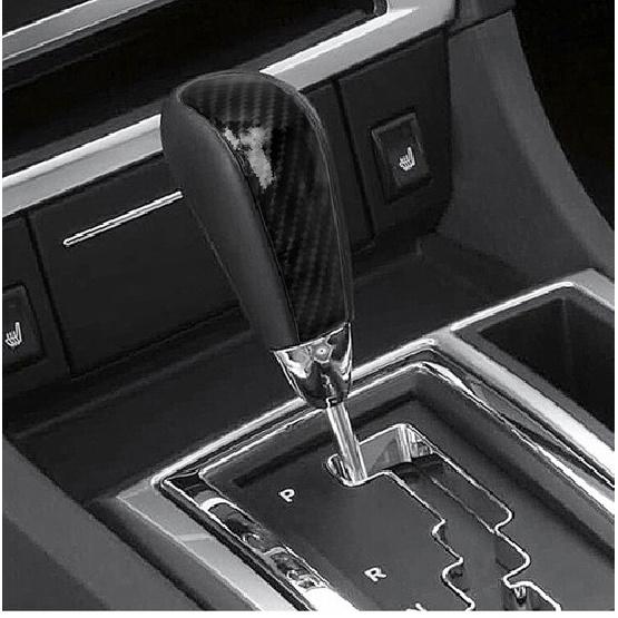 Carbon Fiber Gear Shift Knob Cover Trim for Dodge Charger Chrysler 300C 2004-10