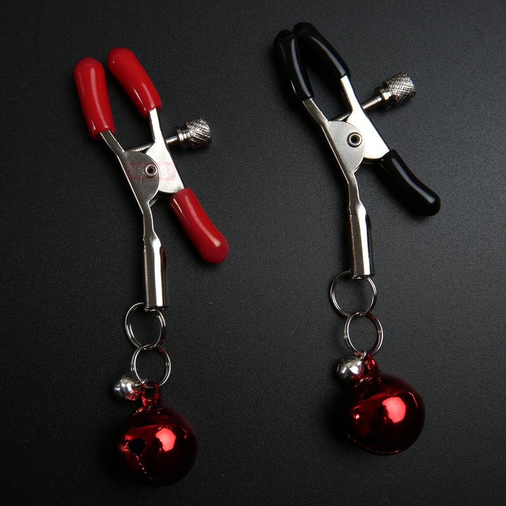 Couple's Metal Nipple Clamps – Long Head Breast Clips For Men & Women,  Stimulation & Alternative Punishment Toy