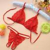 Women Lace Bra Set Sexy Lingerie Set Strappy Wire Free Underwear Bralette Suit