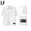 Men's Waffle Knit Half-Zip Polo Shirt
