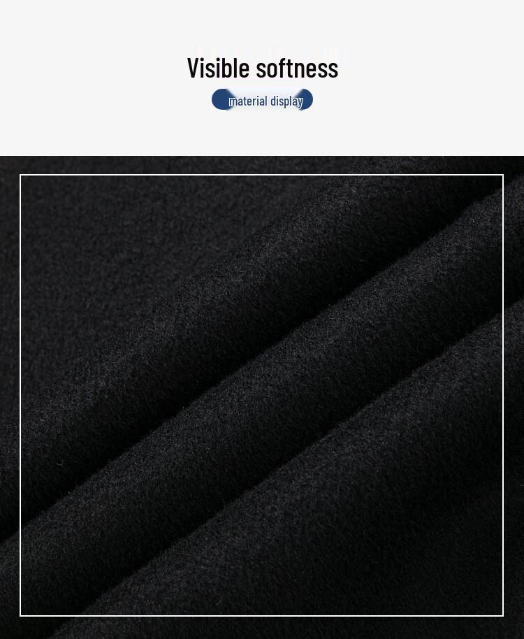 Fapai Men's 70% Lamb Wool Detachable Liner Overcoat