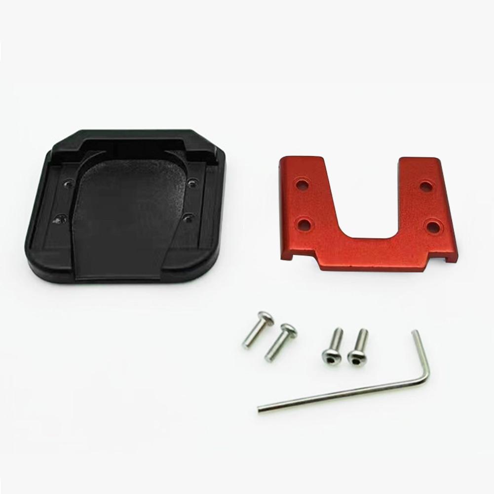 

Универсальный удлинитель для мотоцикла, скутера, велосипеда, удлинитель подножки, боковая подставка, опорная пластина, противоскользящее увеличенное основание красный