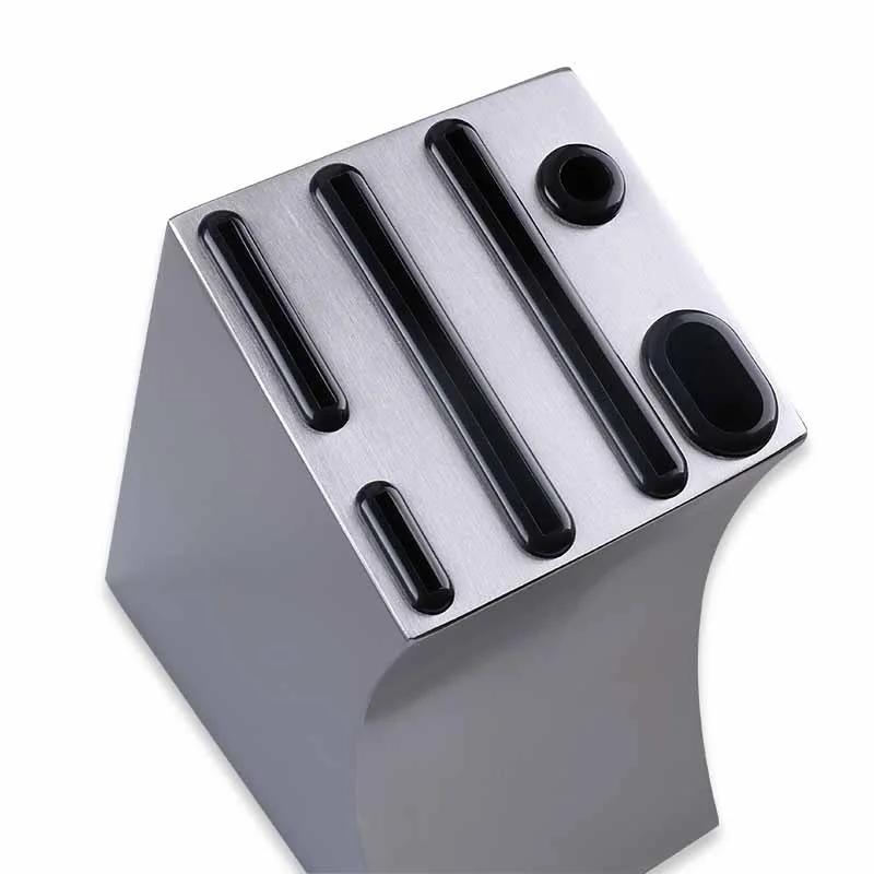 High Quality Stainless Steel Kitchen Knife Stand Holder Storage Multifunction Kitchen Drainage Cutlery Rack Organizer Rack