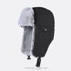Hat Men's Winter Fleece Thickened Warm Big Head Ear Cap Cycling Windproof Ski Cotton Hat Women