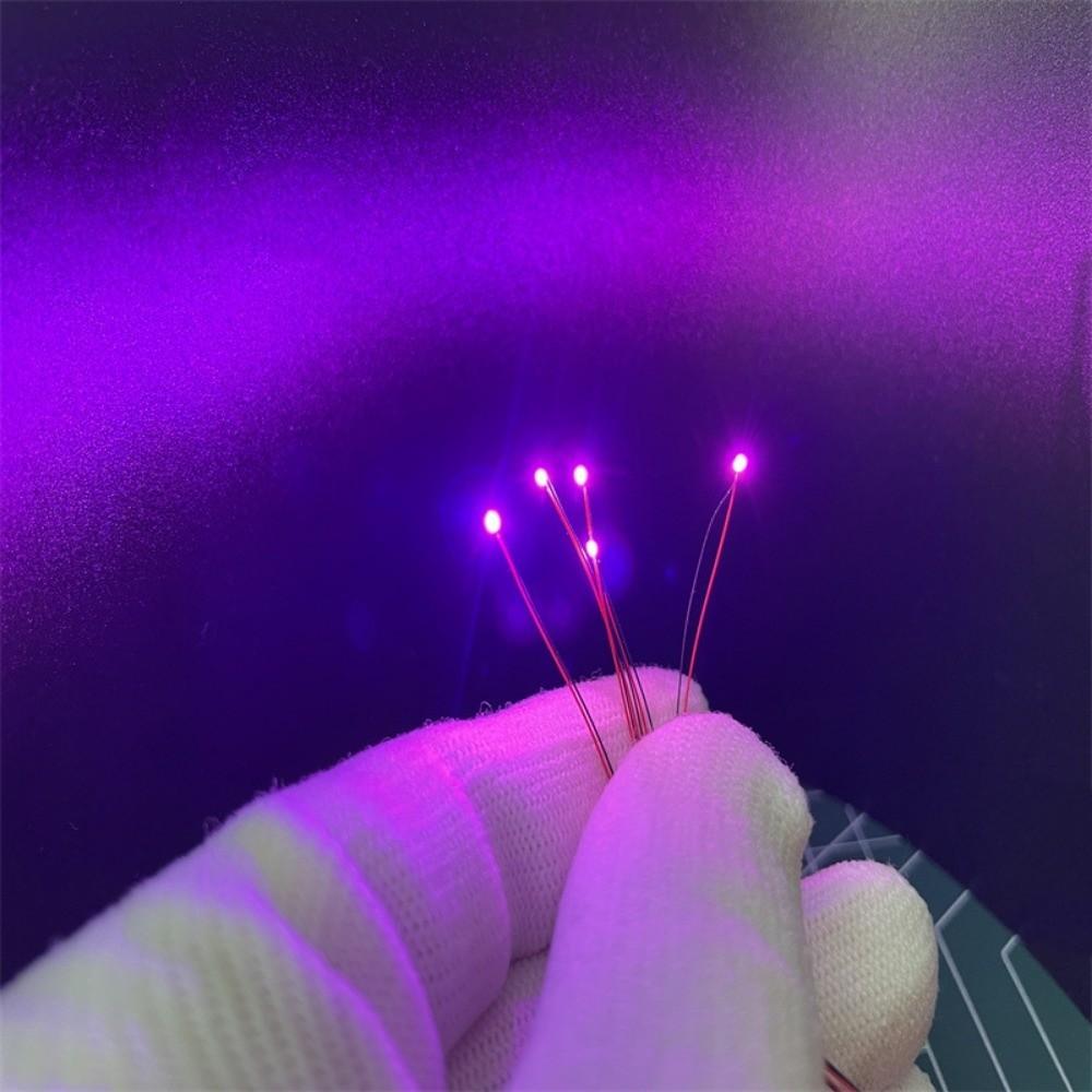10Pcs Red Black Line 0805LED SMD Wire  Light HO N OO Scale Pre-soldered Micro Railway Decoration