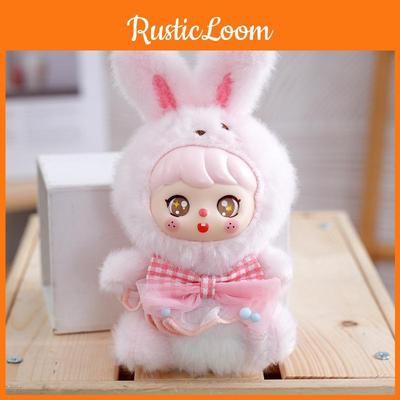 Plush Bunny Keychain With Soft Pp Cotton Filling For Kids And Adults