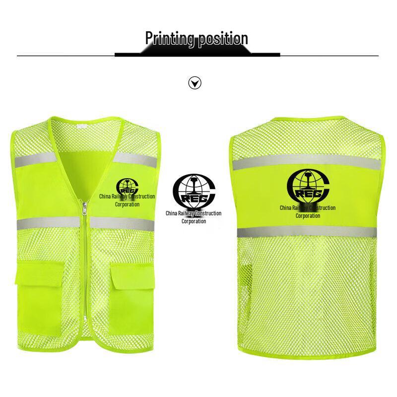 High-Visibility Reflective Mesh Safety Vest