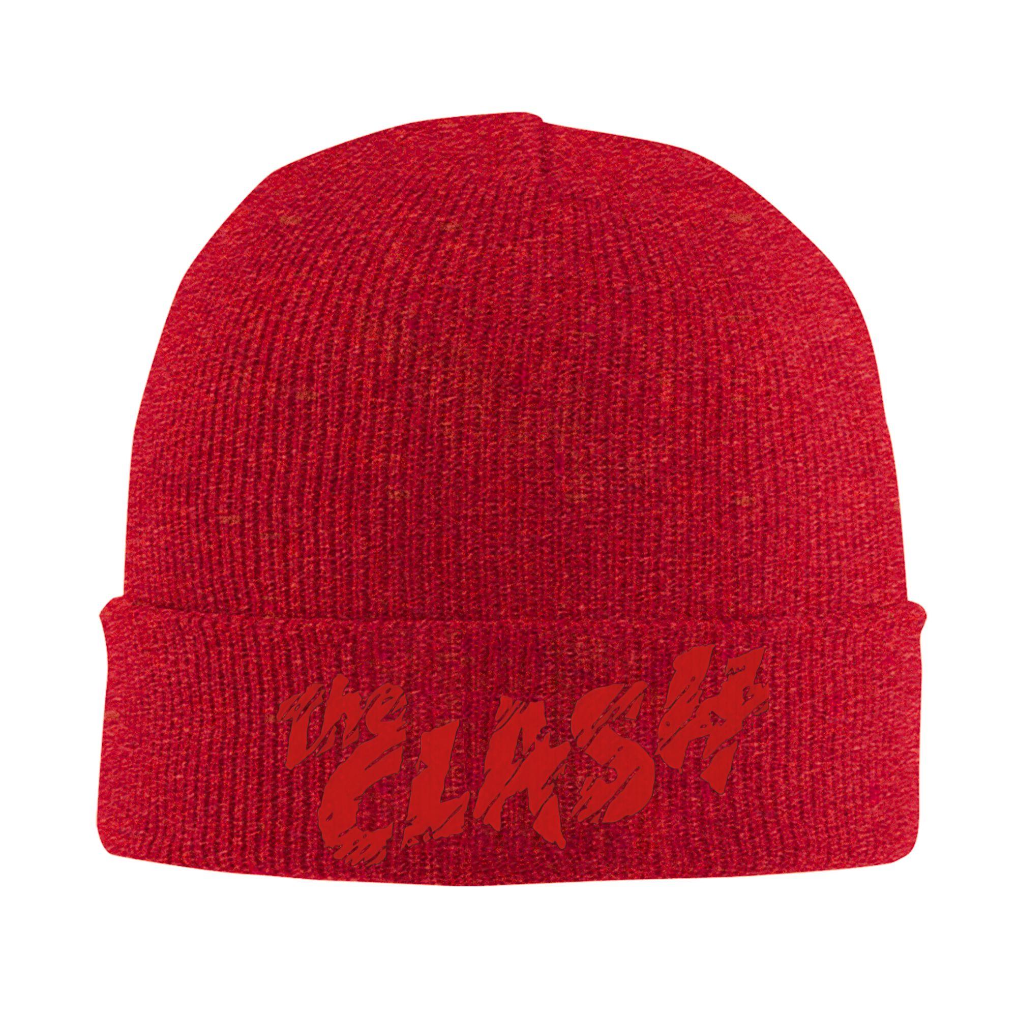 

Unisex Cuff Beanie The Clash Rock Band Logo Merch Warm Knitted Caps Bonnet Hats One Size