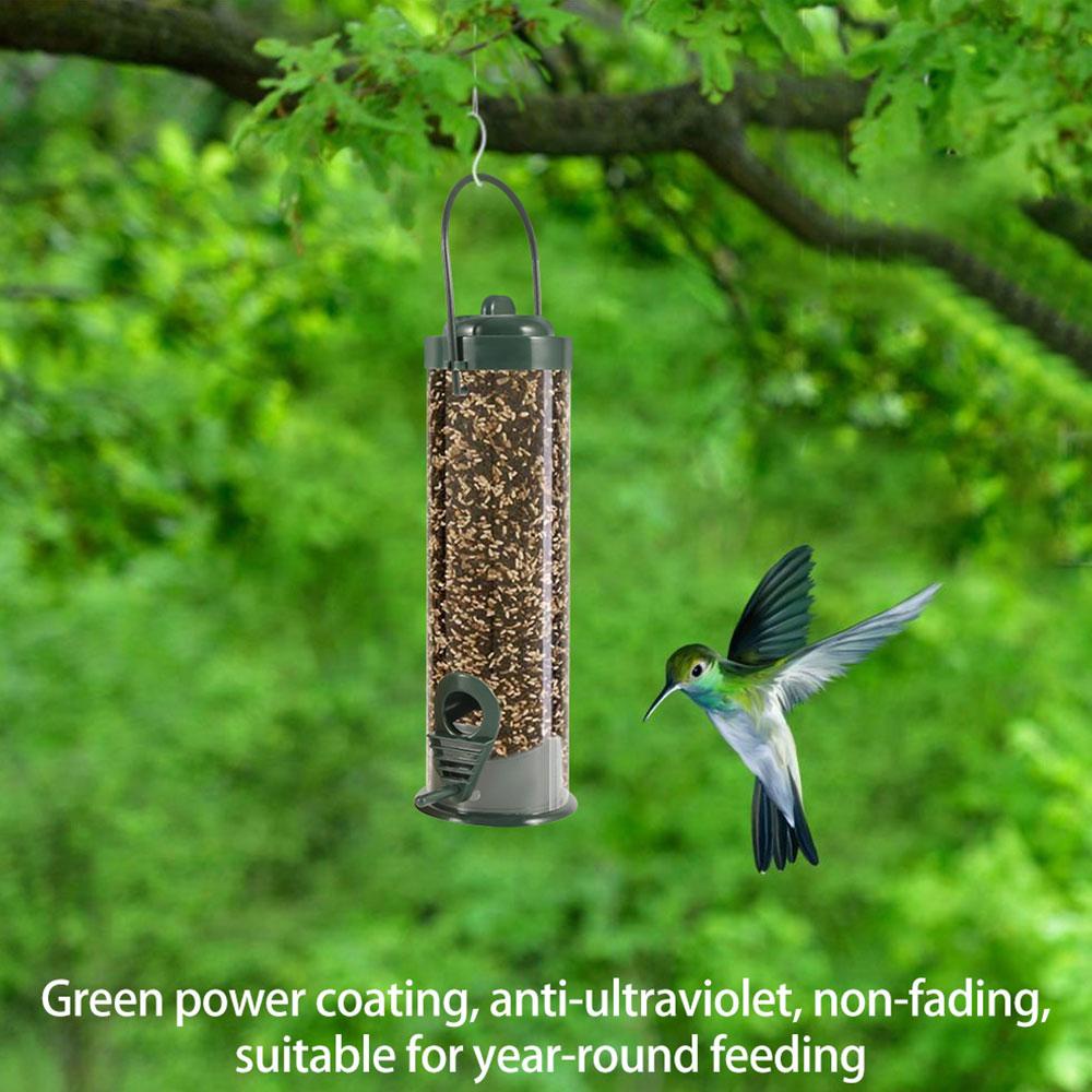 Hängendes Vogelfütterungswerkzeug, Gartenkoppel, Vogelfutterspender, Heimtierbedarf, Außendekoration, Wildvogelfutterspender, PVC-Rohr-Futterspender