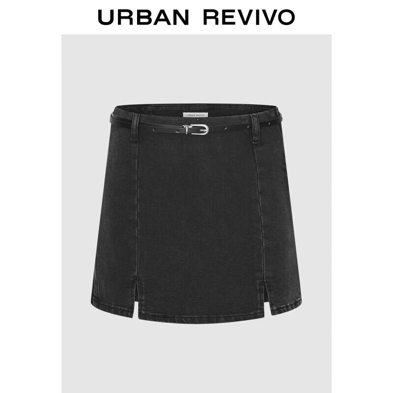 

Женские повседневные джинсовые шорты с разрезом и поясом 27