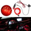 1PCS Red LED Car Auto Strip Light Lamp Bar Interior Decorative Trim Super Bright