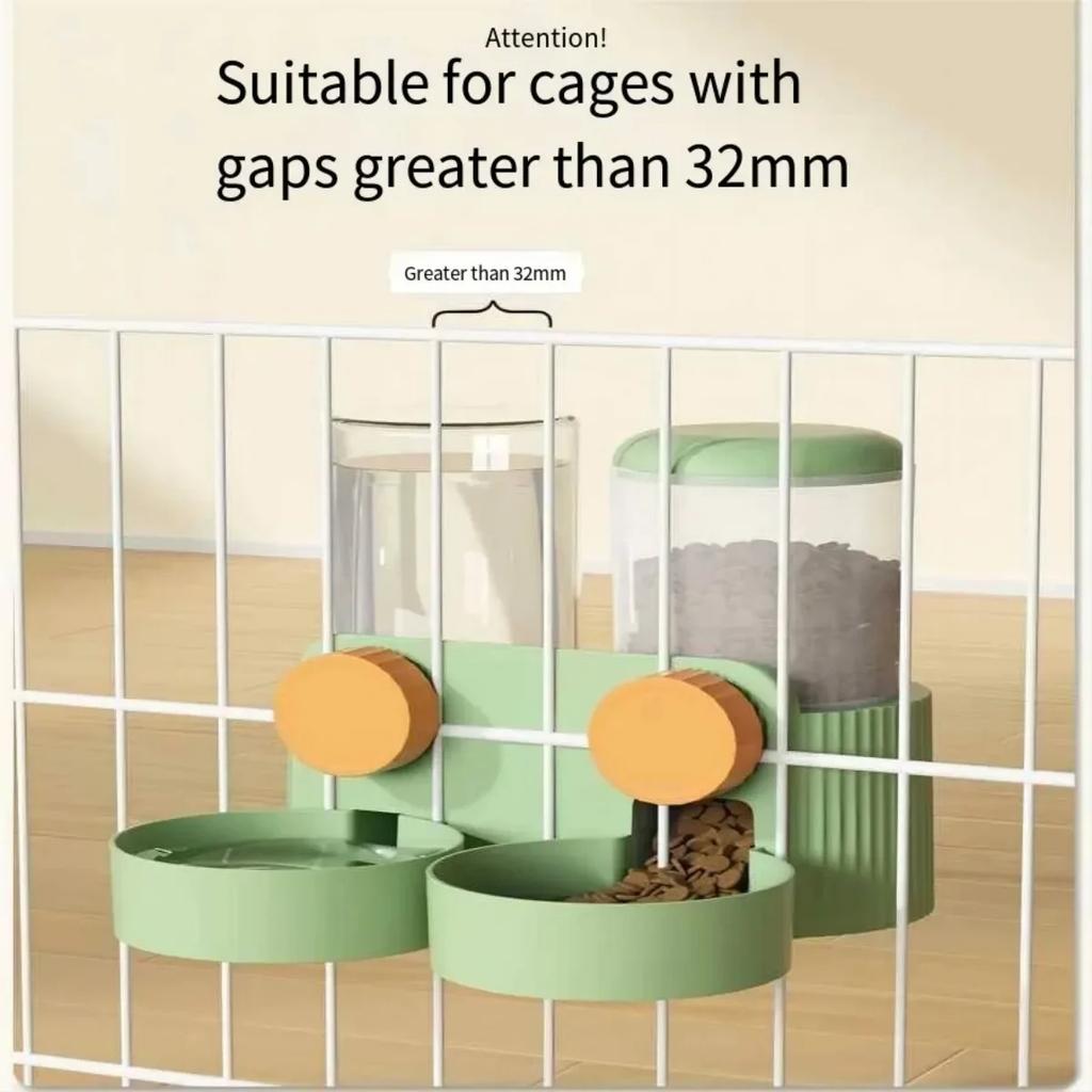 1PC Hanging Dog Cage Automatic Feeder Large Capacity Cat Water Dispenser Animal Automatic Feeding